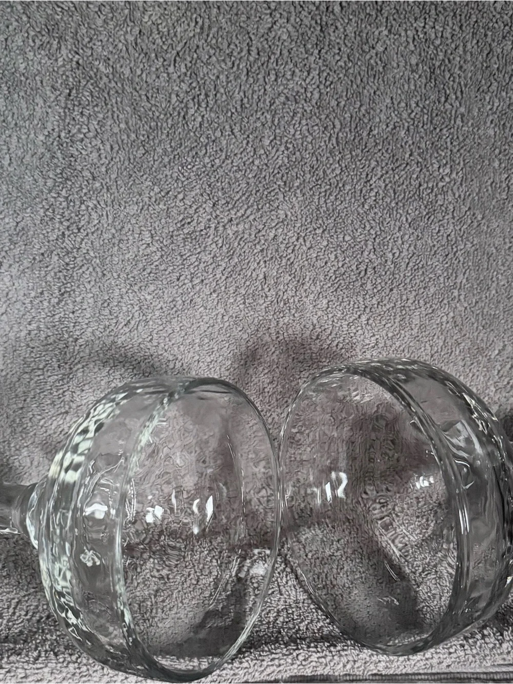 Clear Glass Margarita Coupes - Set of 2